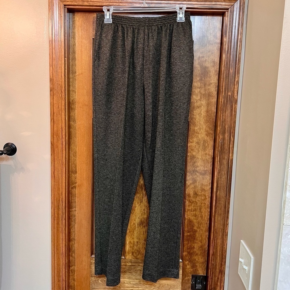 Alfred Dunner Pull On Pants Jersey Knit sz‎ 12  EUC $5 ADD ON with $15+ Bundle